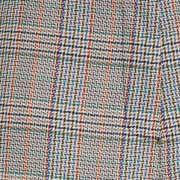 ROSETTA GETTY Prince Of Wales Checked Wide-Leg Trouser | Size 4 | NWT - Picture 2 of 9